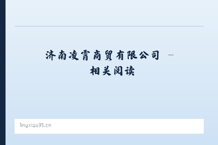 济南凌霄商贸有限公司 - 相关阅读 列表图